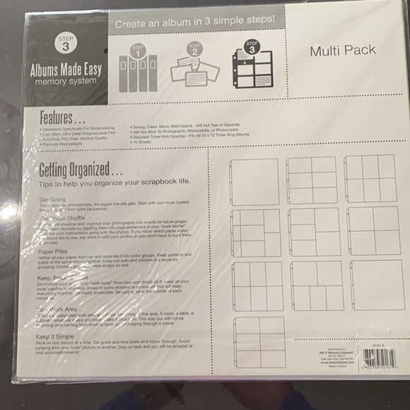 We R Memory Keepers 12 x12 photo sleeves. - Picture 2 of 4